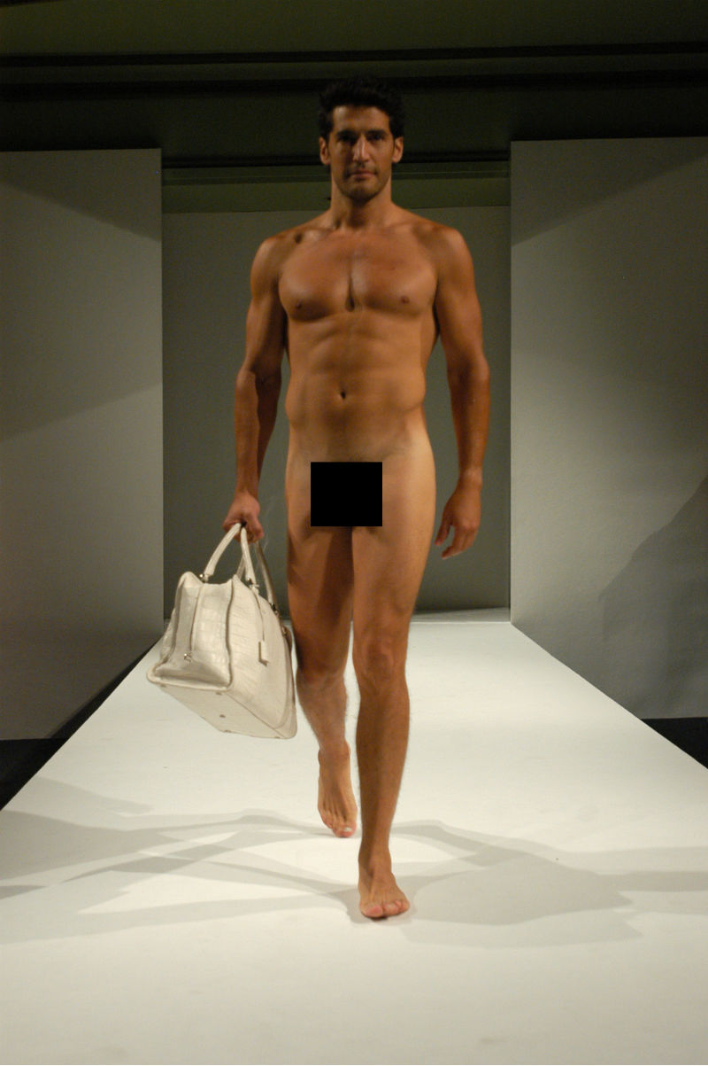 bob calvert add nude men runway photo