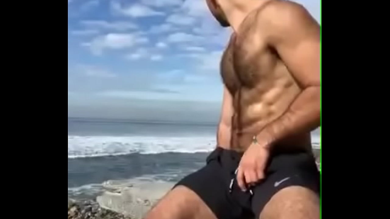 christopher friedman add jerk off at the beach photo