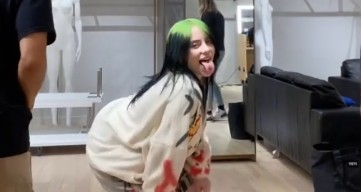 britt raes add billie eilish twerk photo