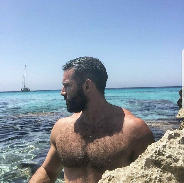 badrul mirza add hairy guys on the beach photo