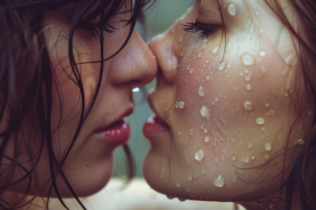 amanda hudspeth add wet lesbian kissing photo