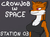 becky gladstone add crow job in space image