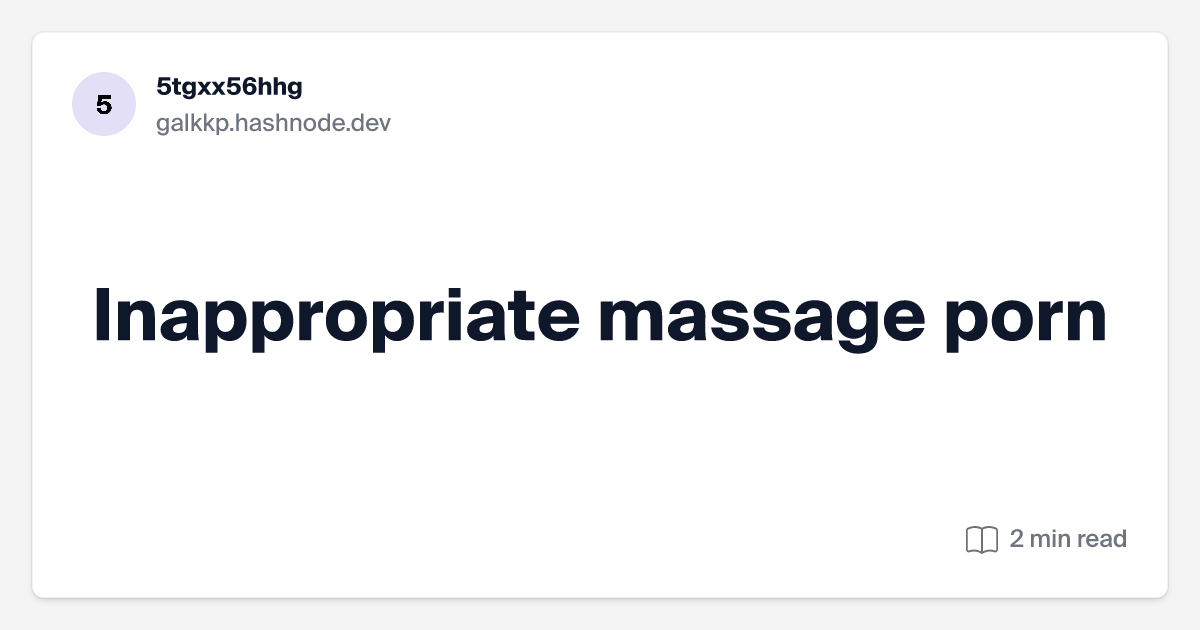 colette allison add inappropriate massage porn photo