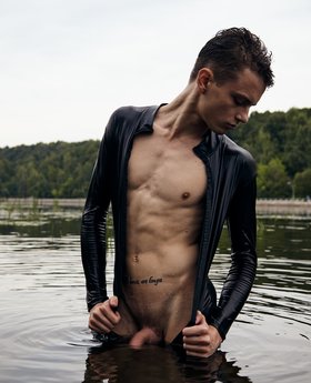 david de rurange add flaccid nude men image