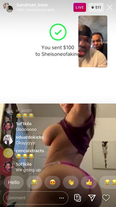 carlo g add instagram live naked photo