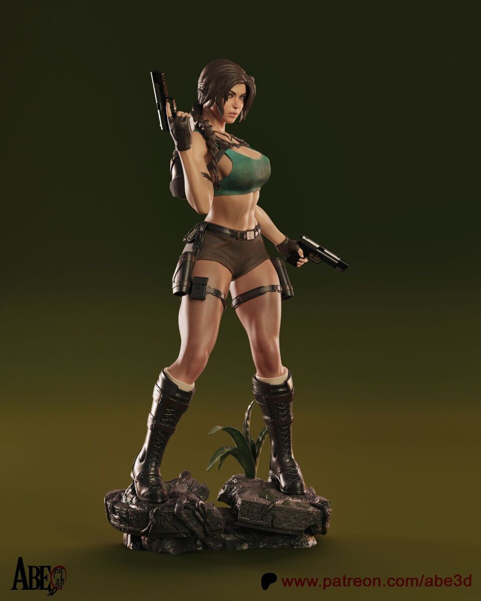 bryan agsunod add 3d animation lara croft photo