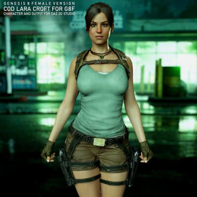 arnel padua add 3d animation lara croft photo