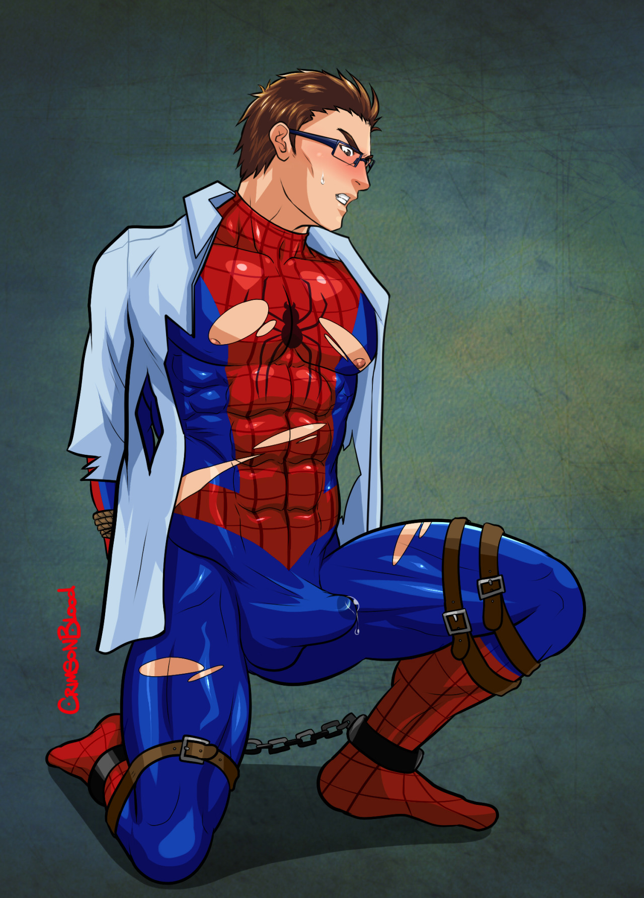 ashish sahi add spiderman bdsm photo