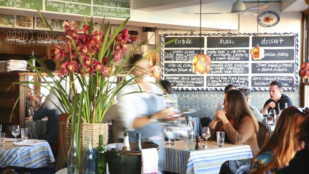 barry burns add tits in restaurant photo