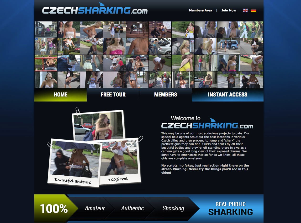 carol mercer add czech sharking photo