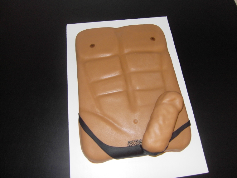 denny howard add male stripper cake photo