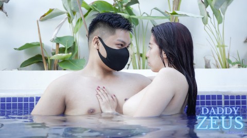 destiny faye add naked asian girls kissing in pool image