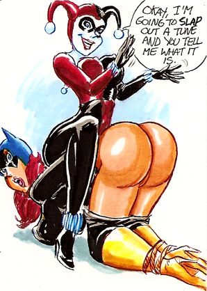 ann belcher add harley quinn spanking photo