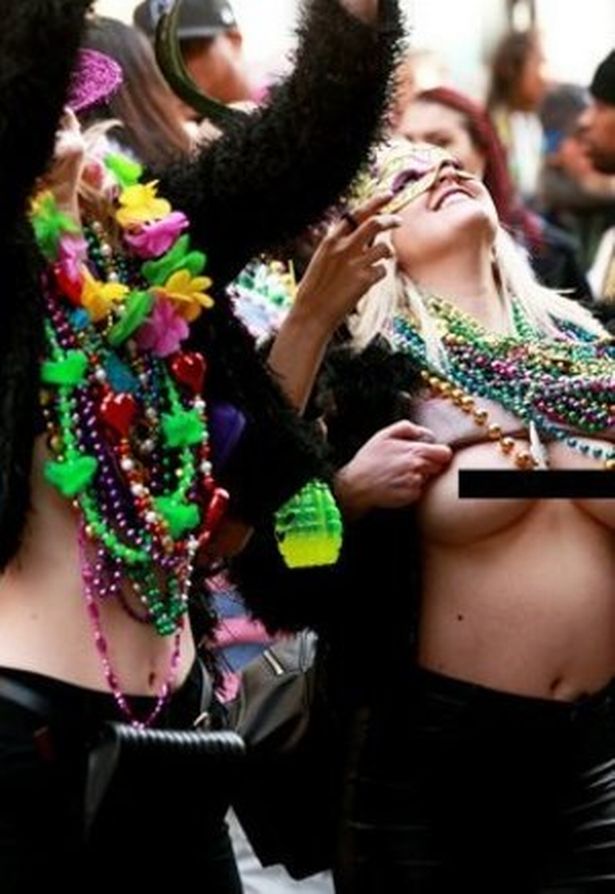 alicia landa add mardi gras tits photo