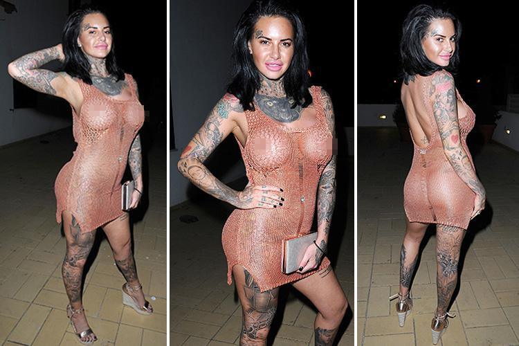 chris collier add see through dress no panties photo