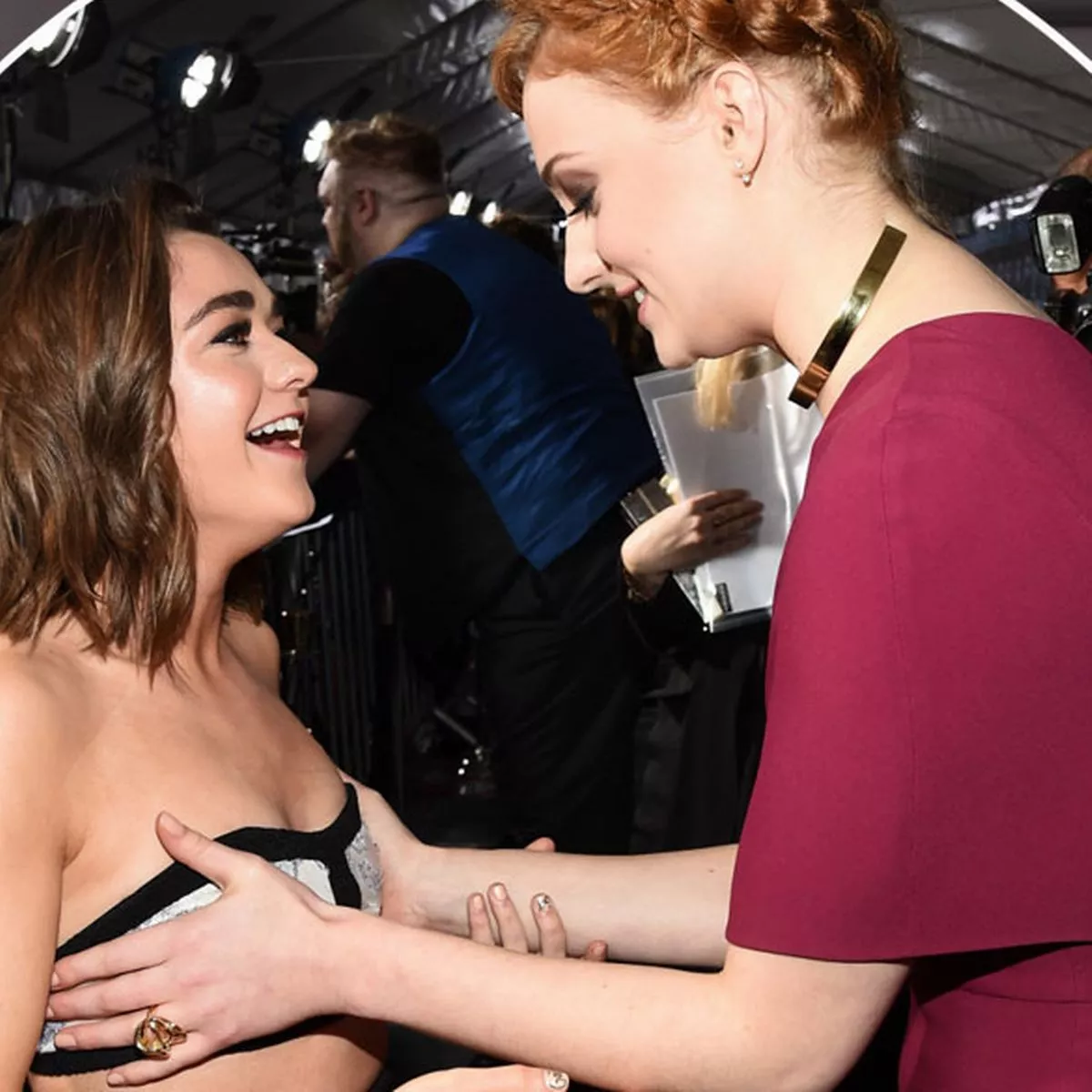 david gabriela add sophie turner breasts image