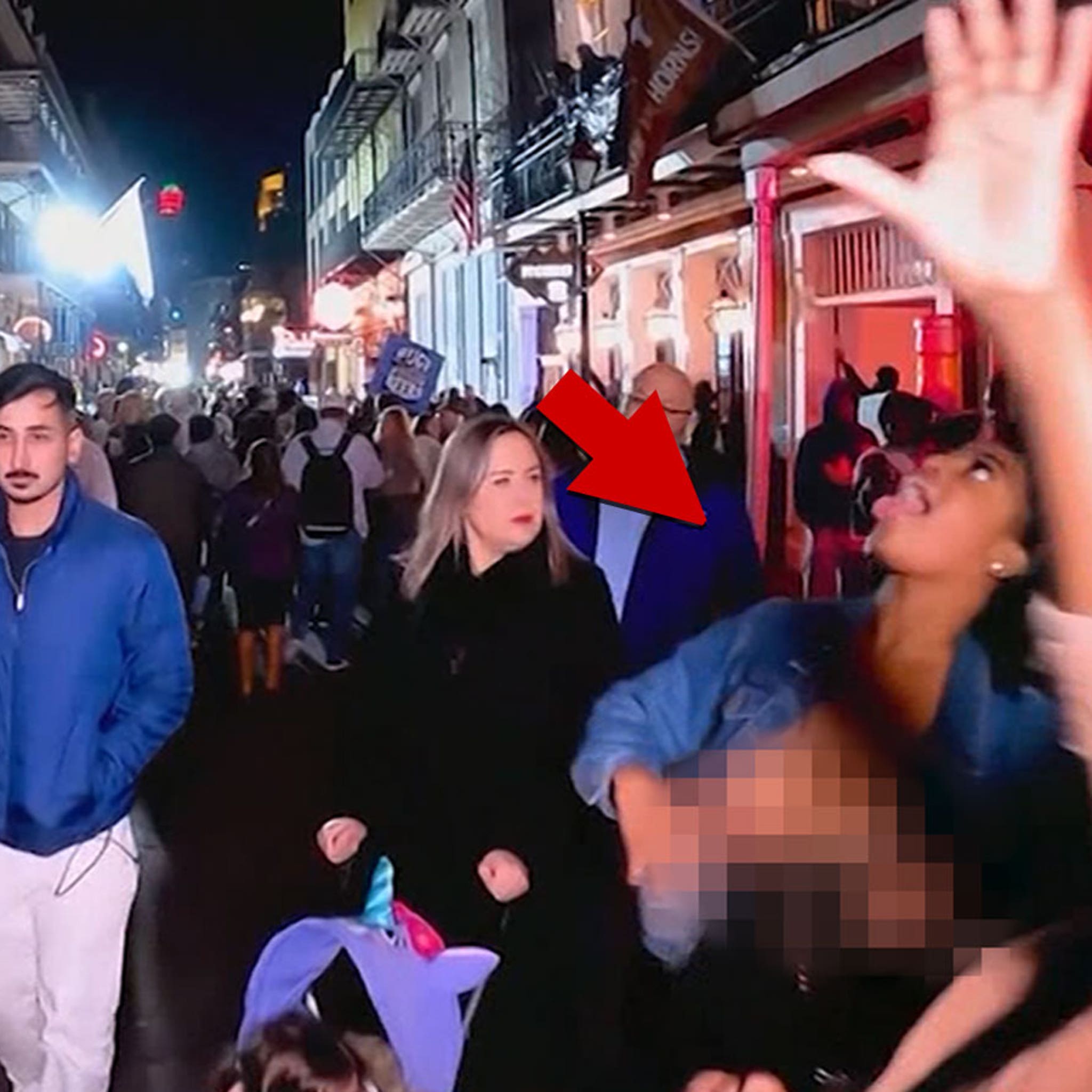 don imran add bourbon street flasher video photo