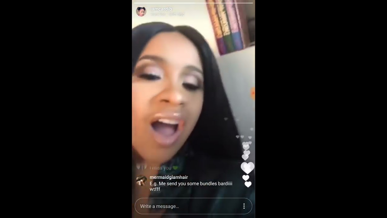 angela tarver add cardi b moan photo