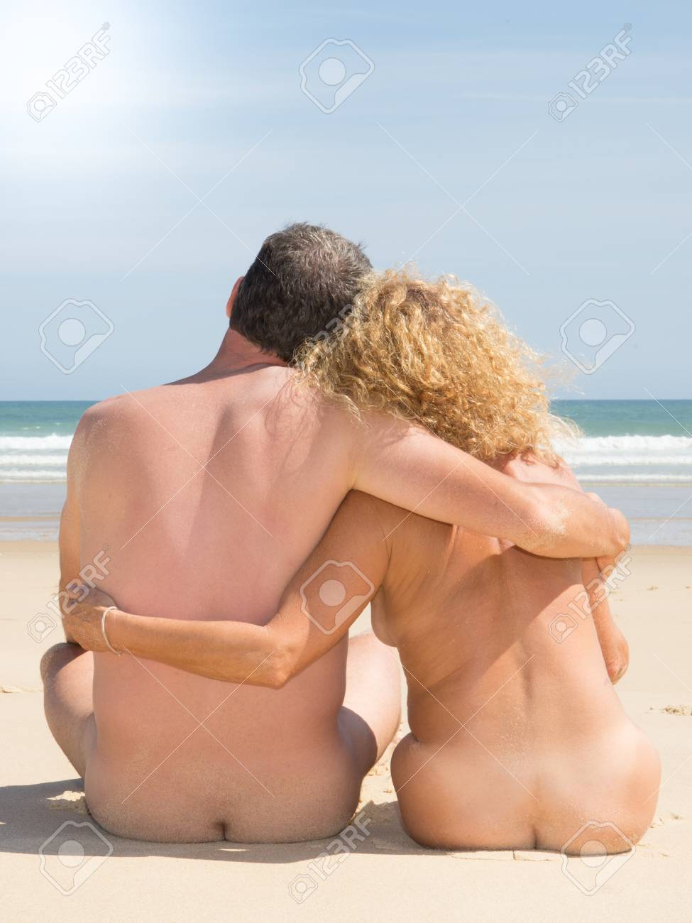 angela connelly add naked couples on the beach image