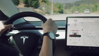 ashlin gray add valerica steele tesla autopilot photo