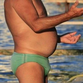 arvydas sabonis add grandpa in speedos photo