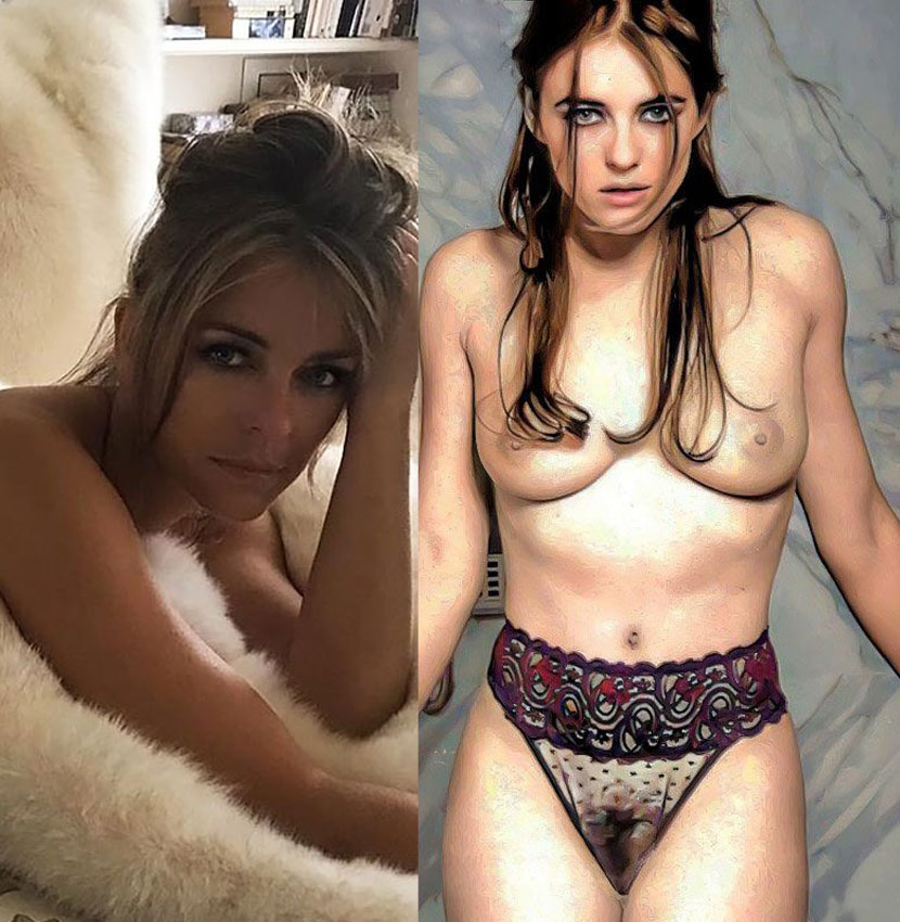 demetrius fraser add elizabeth hurley nude pics photo