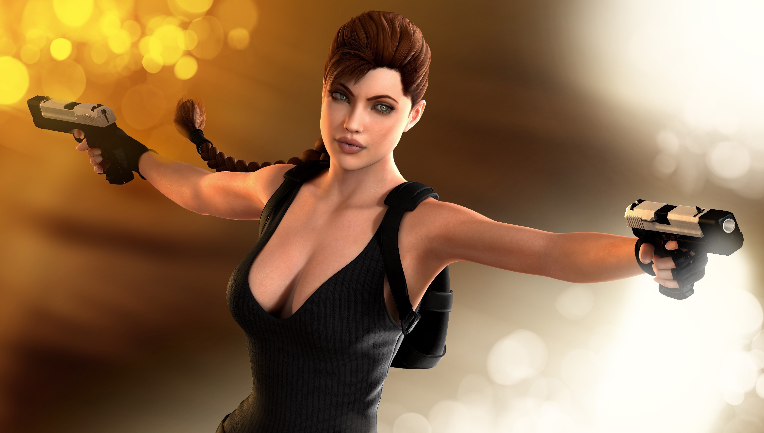 denise vinluan add 3d animation lara croft photo