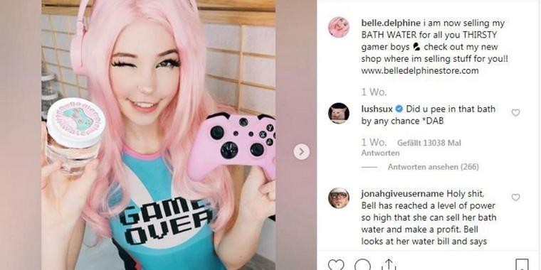 bill penner add new belle delphine photo