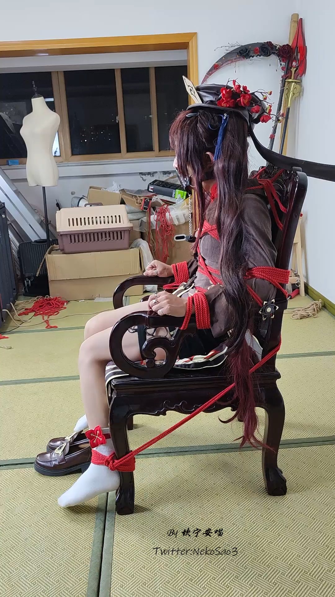 avery crews add genshin cosplay bondage photo