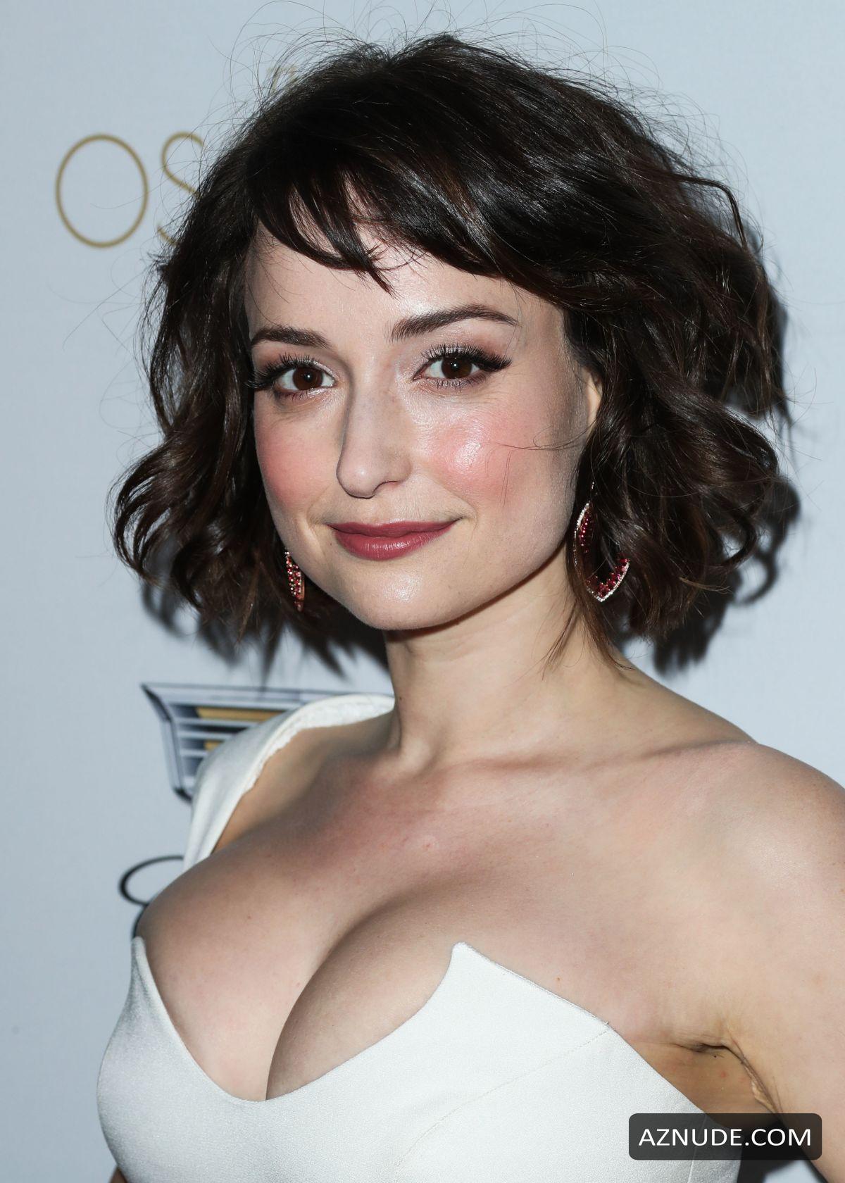 damian hession add milana vayntrub nip slip image