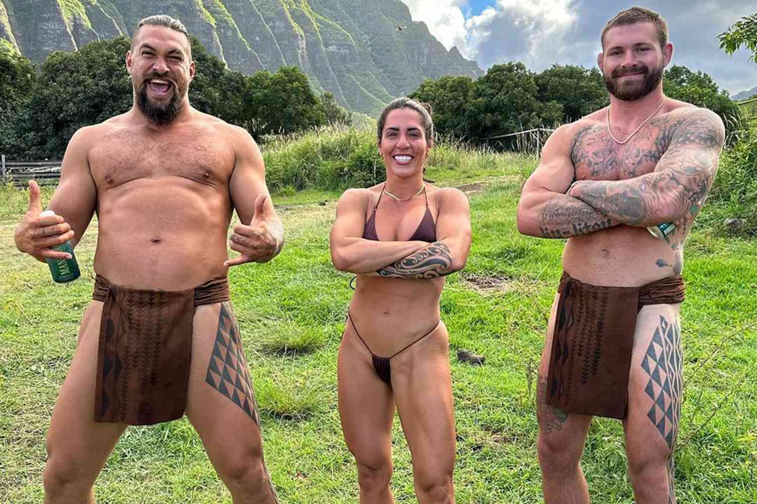 dan burner add naked hawaiian men photo