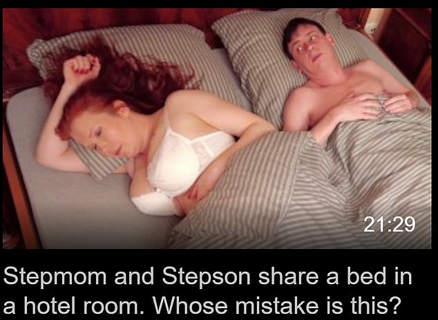 ding garcia add step mom share bed with stepson photo